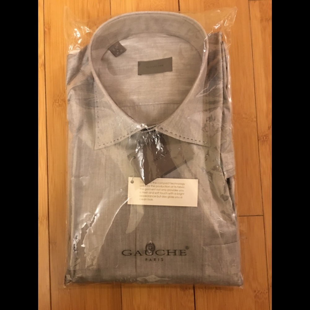 Gauche man dress shirt size L 16-16,5 41-42, new